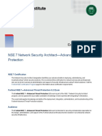 NSE 7 Network Security Architect-Advanced Threat Protection: Exam Description