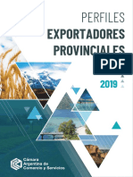 Perfiles Exportadores Provinciales 2019