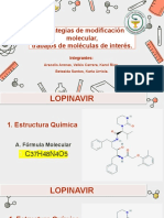 Lopinavir estructura química grupos funcionales