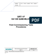 SRT-1F 64/128 QAM-MLCM: Field Commissioning Tests Procedures