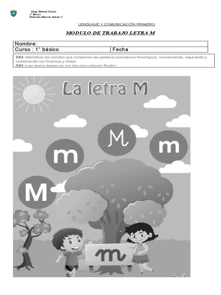 MODULO Letra M | PDF