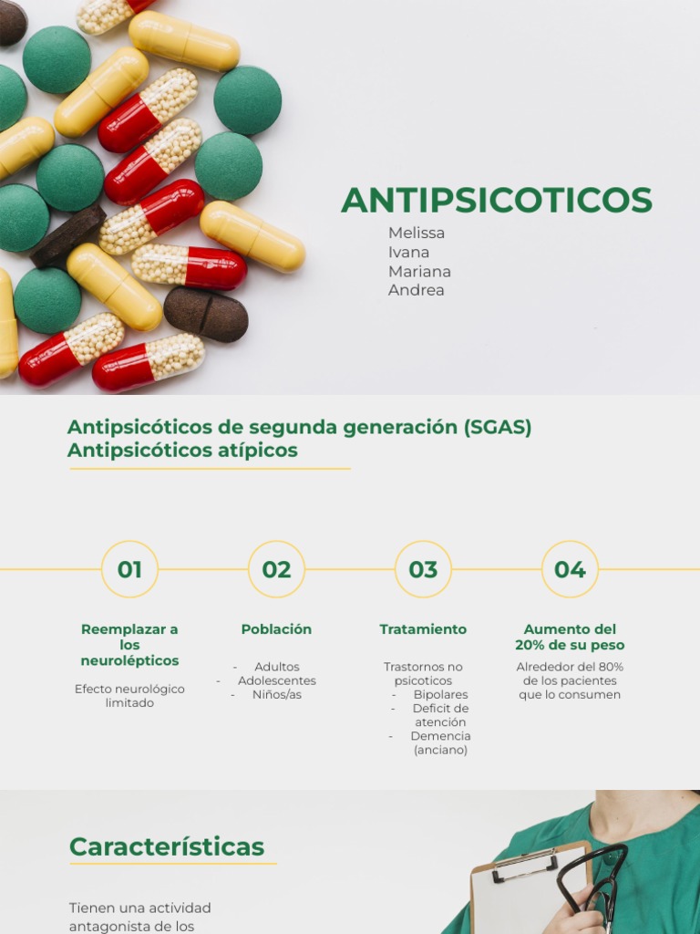 Antipsicóticos de Segunda Generación | PDF | Antipsicótico | Medicina ...