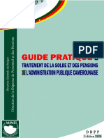 Guide Pratique de Traitement de La Solde Et Des Pensions 2020