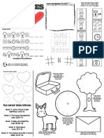 Dots and Boxes: Big Idea: I Choose To Give!