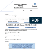 Tecnológico de Monterrey Prepa Tec Calculus I Intuitive Definition of Limits: Numerical Approach