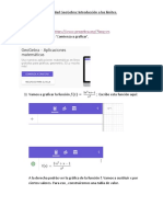 Actividades Geogebra Introducción Límites