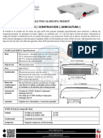 Equipo A/C de techo solo frio 16.000 BTU para camiones y maquinaria