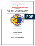 MAJOR PROJECT REPORT (Financial Management System)