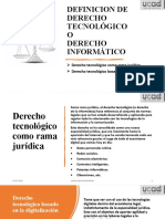 Definicion de Derecho Tecnológico o Derecho Informático