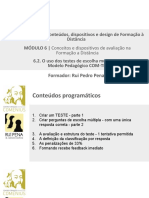 6.2 - O Caso Dos Testes de Escolha Múltipla (Rui Pedro Pena)