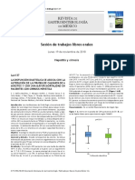 Sesión de Trabajos Libres Orales: Revista Gastroenterología México