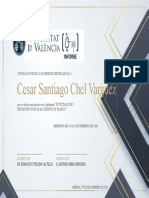 Diploma Cesar Universidad de Valencia