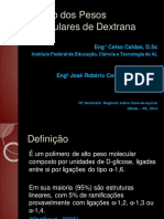 Área industrial - 24.04.2014 - 02. ESTUDOS DOS PESOS MOLECULARES DE DEXTRANA - Celso Caldas e José Robério Cavalcante