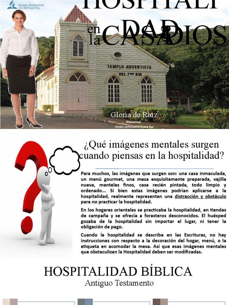 La Hospitalidad en la Biblia | PDF | Jesús | Amor