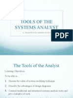 Sad - Lecture 05a - Tools of The Systems Analyst-Traditional