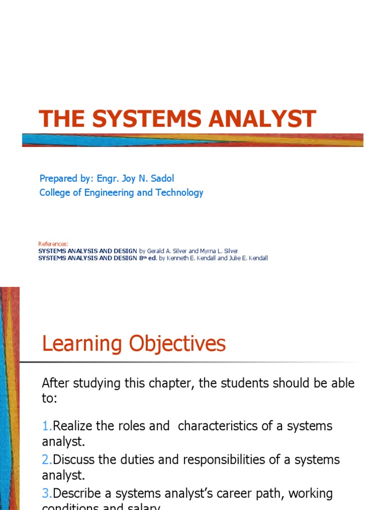 Role and Duties of Systems Analysts | PDF | System | Intelligence Analysis