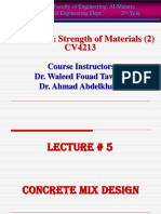 Properties & Strength of Materials (2) CV4213: Course Instructors Dr. Waleed Fouad Tawhed Dr. Ahmad Abdelkhalik