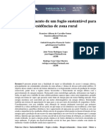 Desenvolvimento de Um Fogão Sustentável para Residências de Zona Rural