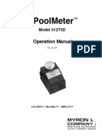 Poolmeter: Operation Manual