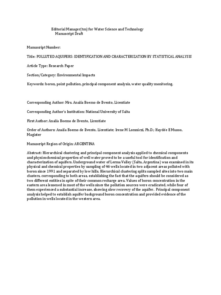 WST S 09 01021 PDF Magnesium Groundwater