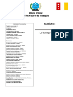 Lei Mazagão N. 400.2019 (Criação Do Fundo Especial de Defesa Do Meio Ambiente - Femma, No Município de Mazagão)