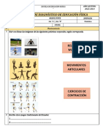 EEFF EVALUACIÓN DIAGNÓSTICA