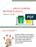 Materi Intervensi Bina Suasana - Sampah Organik Dan Anorganik