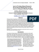 Ellis and Levy 2008 Framework of Problem-based Research