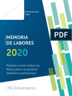 Memoria de Labores UCA 2020