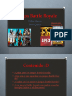 Juegos Battle Royale. DILLAN GARCIA