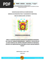 TDR RESIDENTE - POSTA MEDICA PARAGSHA