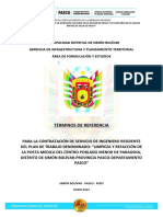 TDR Residente - Posta Medica Paragsha