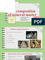 Presenctacion Science Composition of Mineral Matter