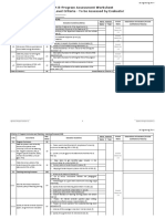 Part B-Program Assessment Worksheet Program Level Criteria - To Be Assessed by Evaluator