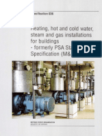 UK MOD - Heating, Hot & Cold Water, Steam & Gas Installations 1997