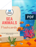 2. B. Sea Animals Flashcards English Created Resources