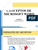 Conceptos básicos de Microsoft Word: formatos de archivos, estilos, alineación y más