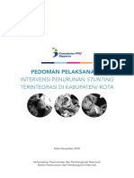 Pedoman Pelaksanaan Intervensi Penurunan Terintegrasi Di Kabupaten/ Kota