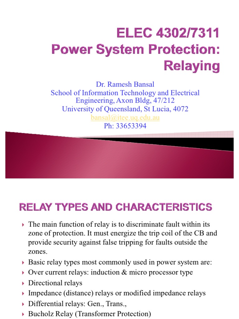 Relays | PDF