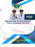 Kalender Pendidikan 2022 2023 Provinsi Sumatera Utara