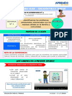 Iv Experiencia de Aprendizaje - Act 1 - Semana 1 Vi Ciclo