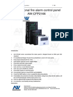 Documents - Pub - Conventional Fire Alarm Control Panel Aw Has An Optional GSM Module For Fire Alarm