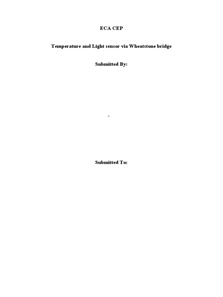 Electric Circuit Analysis Project Report | PDF | Electrical Network