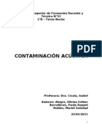 Monografía Contaminación Sonora..