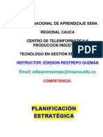 Unidad Didáctica Planificación Estratégica AP