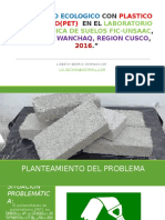 Ladrillo Ecologico Con Material Plastico Recicladopet - Compress