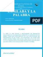 CLASE1 - La Silaba y La Palabra