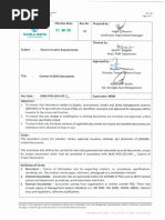 MWC-PDG-2014-SP-01 Control of QEHS Documents