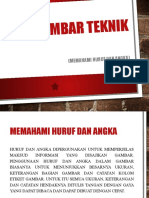 Gambar Teknik Pertemuan 5 (ANGKA HURUF)