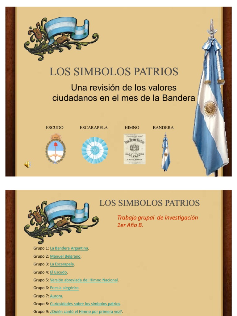 Simbolos Patrios Argentinos